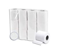 HYGIENE Colis de 48 rouleaux Papier toilette Extra blanc ouate 2 plis recyclee 200 feuilles 247245R