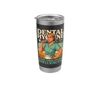 Hygiène dentaire : la femme influenceuse originale Gobelet isotherme en acier inoxydable double paroi