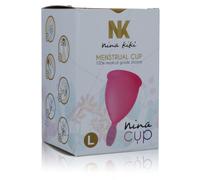 Hygiène intime coupe menstruelle nina cup taille rose l, Largeur 43 mm, Poids 0.038 Kg, Couleur Rose