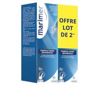 Hygiène nasale quotidienne facilitée - MARIMER Spray Eau de Mer 100% naturelle, Lot de 2x100mL - Lot de 3