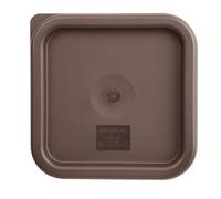 Hygiplas Couvercle carré Marron Taille S 1,5/3,5 l