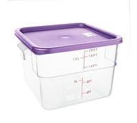 Hygiplas Couvercle carré Violet Taille L 10/15 l