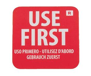 Hygiplas E149 Lot de 1000 étiquettes alimentaires amovibles sans résidus 25 mm