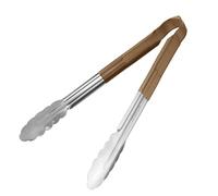 Hygiplas Pince de service à code couleur 300mm , code couleur marron, acier inoxydable, poignées recouvertes de vinyle, CB156