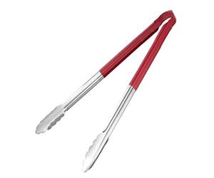 Hygiplas Pince de service à code couleur Rouge 405mm