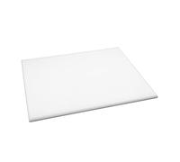 Hygiplas Planche à découper haute densité, Code couleur blanc, Préparation de boulangerie et de produits laitiers, Taille : 25 x 600 x 450 mm, Planche à découper en PEHD, J044