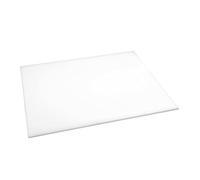 Hygiplas Planche à découper haute densité, Code couleur blanc, Préparation de produits de boulangerie et de produits laitiers, Taille : 12 (H) x 600 (L) x 450 (L) mm, Planche à découper en PEHD, J017