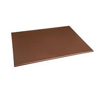 Hygiplas Planche à découper haute densité, Code couleur marron, Préparation de produits végétaux, Taille : 12 (H) x 600 (L) x 450 (L) mm, Planche à découper en PEHD, J005