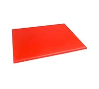 Hygiplas Planche à découper haute densité, Code couleur rouge, Préparation des produits à base de viande crue, Taille : 25 (H) x 600 (L) x 450 (L) mm, Planche à découper en PEHD, J047