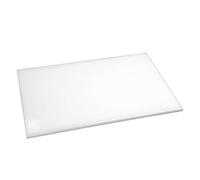 Hygiplas Planche à découper standard haute densité blanche, taille standard : 1,2 (H) x 45 (L) x 30 (L) cm, polyéthylène haute densité, non poreux empêchant l'absorption, J016