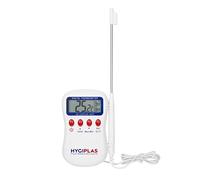 Hygiplas - Thermomètre à tige multifonction Hygiplas - Lecture numérique pour aliments chauds et froids avec sonde longue pour cuisine commerciale, barbecue, viande F338