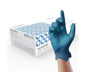 Hygiplas Vogue CB254-L Lot de 100 gants en vinyle Bleu Taille L