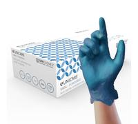 Hygiplas Vogue CB254-M Lot de 100 gants en vinyle Bleu Taille M