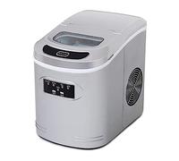 HYgloF IMC-270MS Sorbetière Compacte Machine à Glace Ménage Métal Argent 27kg Machine à Glace Commerciale pour la Maison