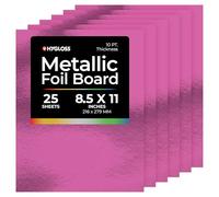 Hygloss Feuilles de Carton métallisé, Violet