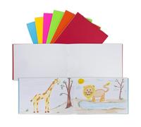 Hygloss Journal intime, croquis, écriture et plus encore - Arts et travaux manuels - Horizontal - Style paysage - Couleurs vives - 14 x 21 cm