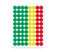 Hygloss Products -41825 Lot d'autocollants comportement de 1,27 cm chacun, lot de 320 autocollants - (rouge, jaune, vert)