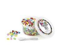 Hygloss Products 6827 Lot de 100 perles de paille avec fil