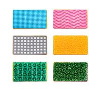 Hygloss Products 70099 Tampons pour Peinture texturée Couleurs Assorties