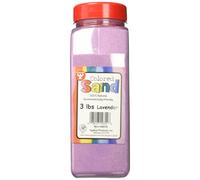 Hygloss Sable color pour travaux manuels Bouteille de 1,4 kg Lavande Kits d'art de sable de jeu sensoriel fin et color pour enfants Act