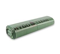 HygoClean Rouleau de 150 sacs poubelles en polyéthylène basse densité Vert 120 l