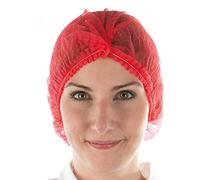Hygonorm Bonnet standard "Light" PP rouge avec bande élastique