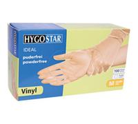 HYGONORM Gant en vinyle Ideal, non poudré, L, blanc