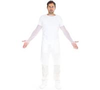 HYGOSTAR Blouse d'examen CPE avec trou pour le pouce, bleu