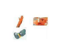 HYGOSTAR GANT EN NITRILE "POWER GRIP", L, ORANGE
