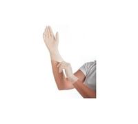 hygostar gants en latex "grip", l, blanc noir