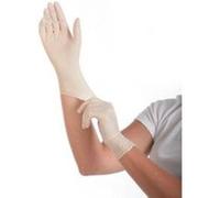 hygostar gants en latex "grip", l, blanc noir