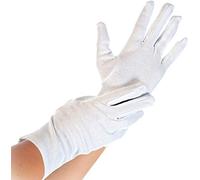 Hygostar Paire de gants en coton Blanc Taille XL