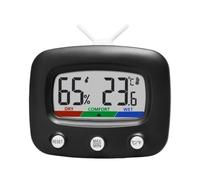 Hygrometer Indoor, Television Shape Digital Meter Reader, Humidity Gauge | Temperature and Humidity Gauge for Home Garage Bedroom, Basement, Indoor Greenhouse Terrarium Tank