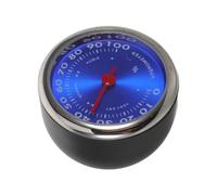 Hygromètre Analogique de Voiture Mécanique Bleu, Thermomètre Intérieur | Verre, Alliage et Plastique, Mesure D’humidité en Temps Réel, Installation Rapide pour Auto et Maison