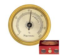 Hygromètre Analogique En Laiton - Contrôle Analogique, Hygromètre Pour Instruments De Musique | Instrument D'humidité Durable, Mètre D'humidité Pour Le Travail Du Bois, Hygromètre Précis