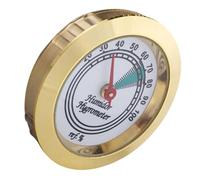 Hygromètre Analogique pour Cave à Cigares, Mini Métal Verre Portable