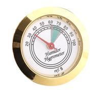 Hygromètre Analogique Rond Mini pour Cave à Cigares, Mesure Précise
