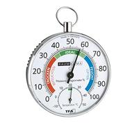 Hygromètre de précision "Klimatest noir/chrome"