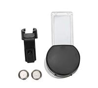 Hygromètre De Thermomètre De Terrarium De Reptiles, Jauge D'humidité De Température De Boîte D'élevage D'animaux De Compagnie Avec Ventouse Et écran LCD Numérique Pour Réservoir De Reptiles(Noir)