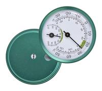 Hygromètre d'humidité intérieure - Thermomètre mural sans fil d'intérieur - Watch Shape 2 en 1 - Thermomètre et humidité pour table, cuisine, bureau, extérieur