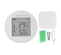 Hygromètre digital intérieur, capteur température et humidité, écran LCD, piles AAA - Surveillance à distance, alerte batterie faible, idéal maison, garage, serre