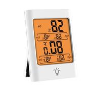 Hygromètre d'intérieur à lecture instantanée avec affichage minimum maximum et support pour la maison, la cuisine, thermomètres numériques, hygromètre