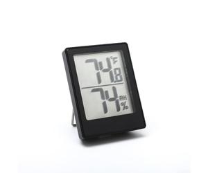 Hygromètre d'intérieur avec thermomètre et écran LCD pour répondre rapidement à la température ambiante, pour bureau, cave à vin, 44 x 18 x 58 mm