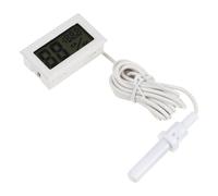 Hygromètre Électronique Mini Numérique pour Chambre Bébé et Bureau | Écran Clair, Format Portable, Mesure de L’humidité, Boîtier Plastique Blanc, Usage Intérieur