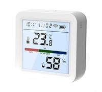 Hygromètre et thermomètre WiFi avec écran rétroéclairé pour Tuya pour Zigbee pour surveillance en temps réel du climat intérieur (for-zigbee)
