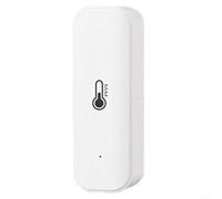 Hygromètre intelligent avec contrôle par application, moniteur de température et d'humidité à distance pour climat intérieur, grand écran de 4,3", capteurs sans fil avec alertes,