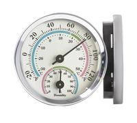 Hygromètre intérieur, thermomètre de sauna, hygromètre, analogique, thermomètre d'ambiance, thermomètre de serre, thermomètre analogique de précision pour contrôle du climat ambiant, analogique