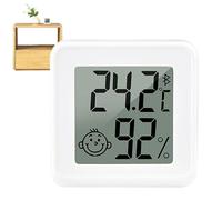 Hygromètre intérieur : thermomètre numérique et humidimètre avec écran LCD | Moniteur de température précis, espace de vie du bureau du bébé, capteur de climat domestique intelligent, affichage
