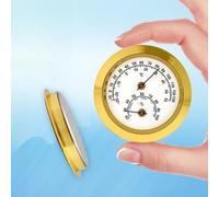 Hygromètre mécanique de 5 cm pour Mini pour applications à cadran dans les voitures, maisons et armoires avec mesure de la température et de l'humidité