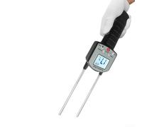Hygromètre numérique 0 à 80 % avec rétroéclairage et compensation automatique de la température pour balles de foin de paille, agriculture, testeur portable avec sonde de 49 cm